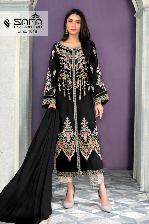 Safa Fashion 1048 Western Wear Top Bottom With Dupatta